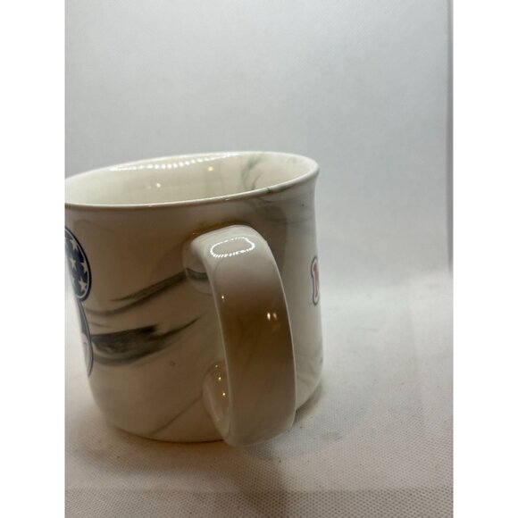 Disney Mickey USA Ceramic Mug With Marble Design Stars & Stripes Theme - Picture 5 of 8